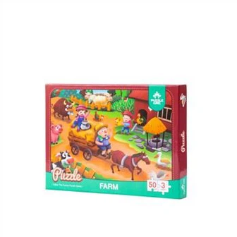 Podlahové puzzle pre predškolákov